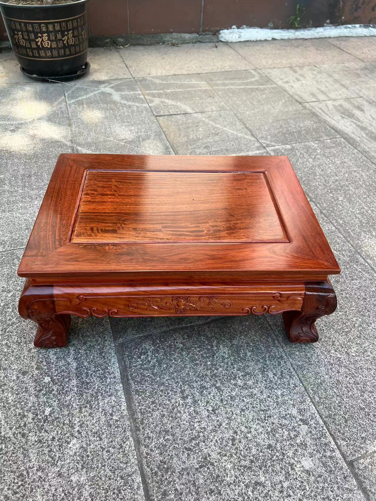 缅花炕桌尺寸长宽高50X35x20