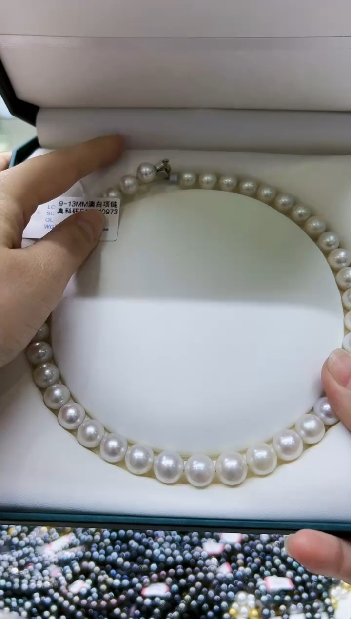 【闪购商品】海水珍珠颈饰未镶嵌白色海水珍珠澳白全珠链
