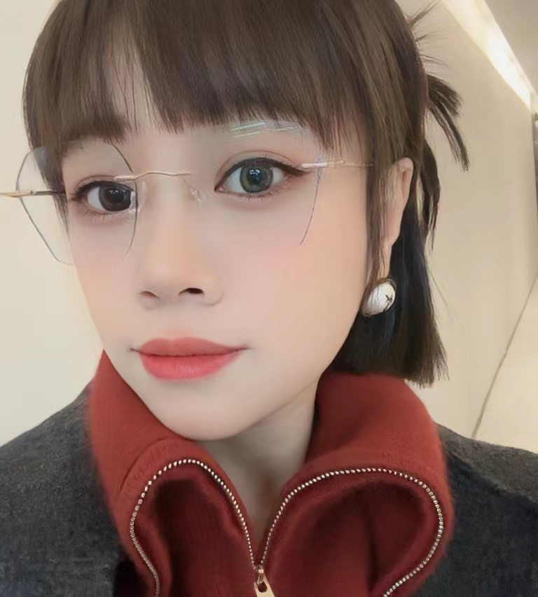 【羽毛系列 星辰】星辰 钻石切边眼镜 近视/散光可定制