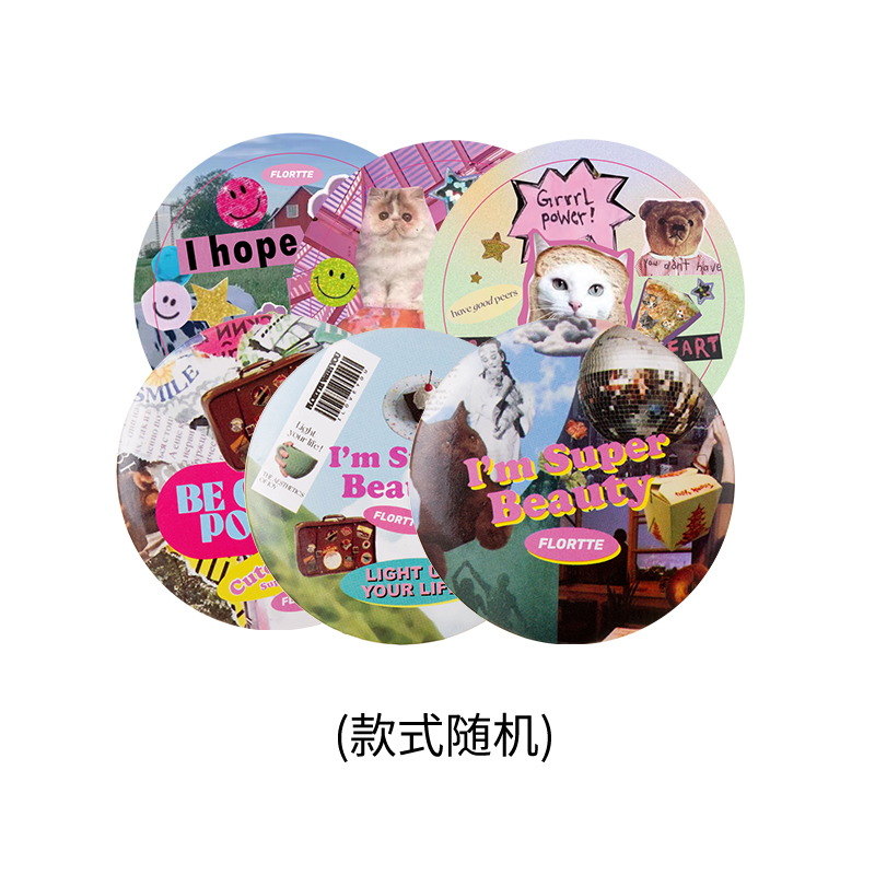 【旗舰店推荐】FLORTTE 花洛莉亚 怪美莉亚小圆镜 款式随机-2