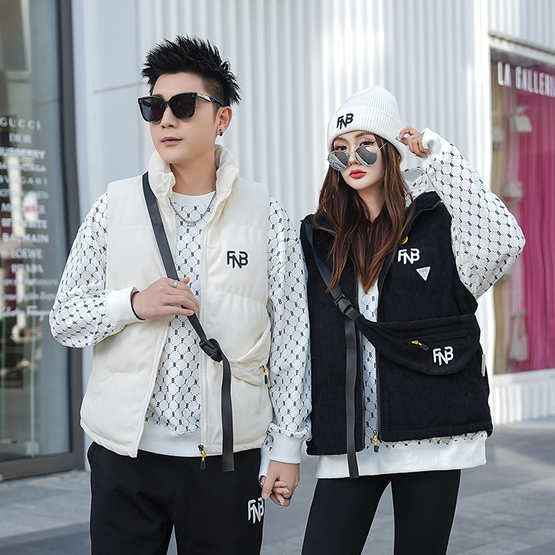 FNB潮牌新款外套百搭街潮男女马夹潮流简约休闲秋冬运动343957