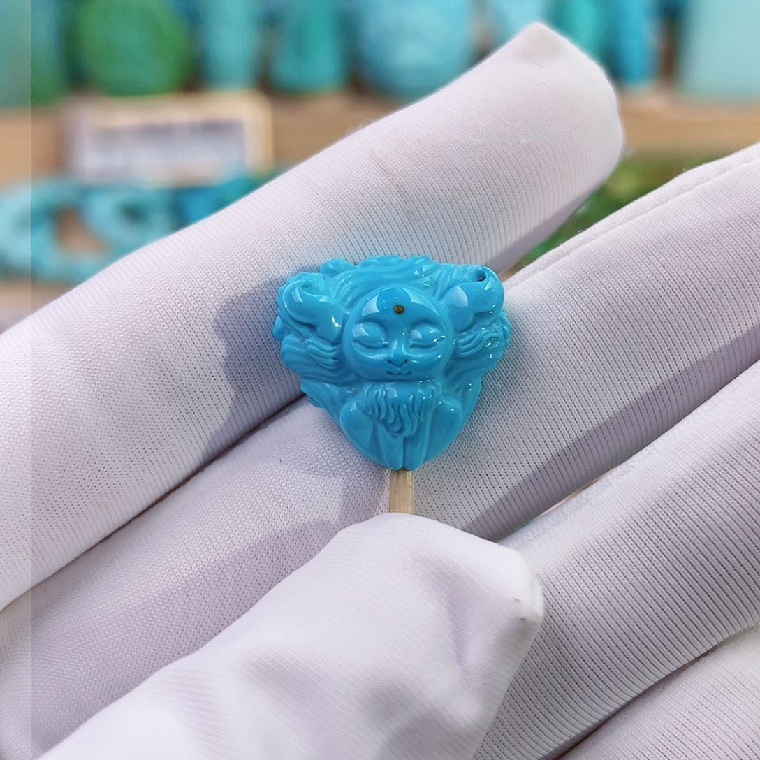 绿松石珠宝奇石未镶嵌