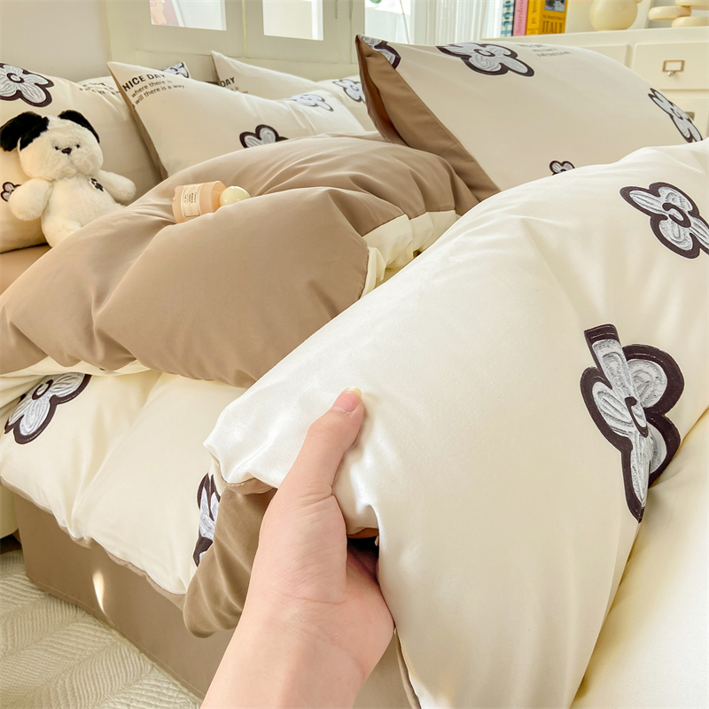 单个被罩小清新风水洗云朵棉单件被套床上用品单人宿舍被套碎花