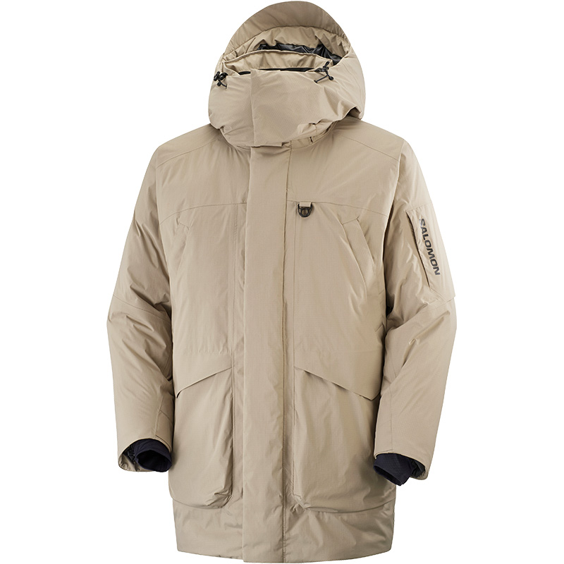 【防寒】salomon萨洛蒙防水羽绒服派克大衣OUTLIFE WP DOWN PARKA