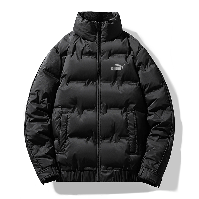 彪馬2023新款男士羽绒服加厚保暖韩版冬季休闲百搭大码立领外套潮