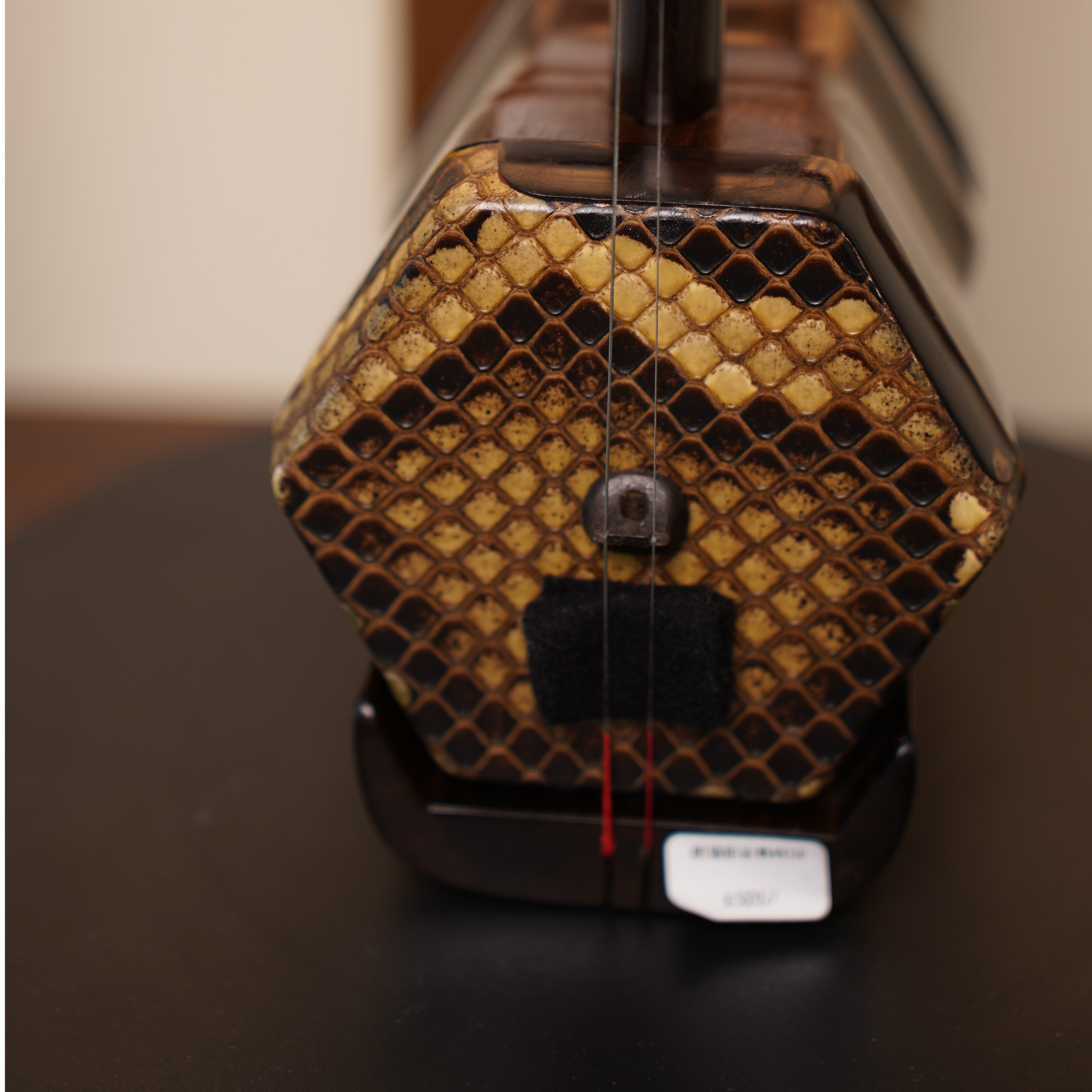 明清旧料特殊皮收藏精品二胡