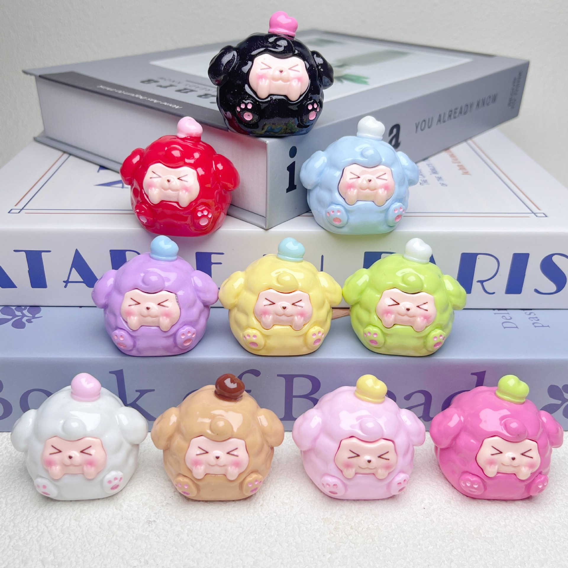 【回家拆】卡通团子混装kiki树脂摆件diy