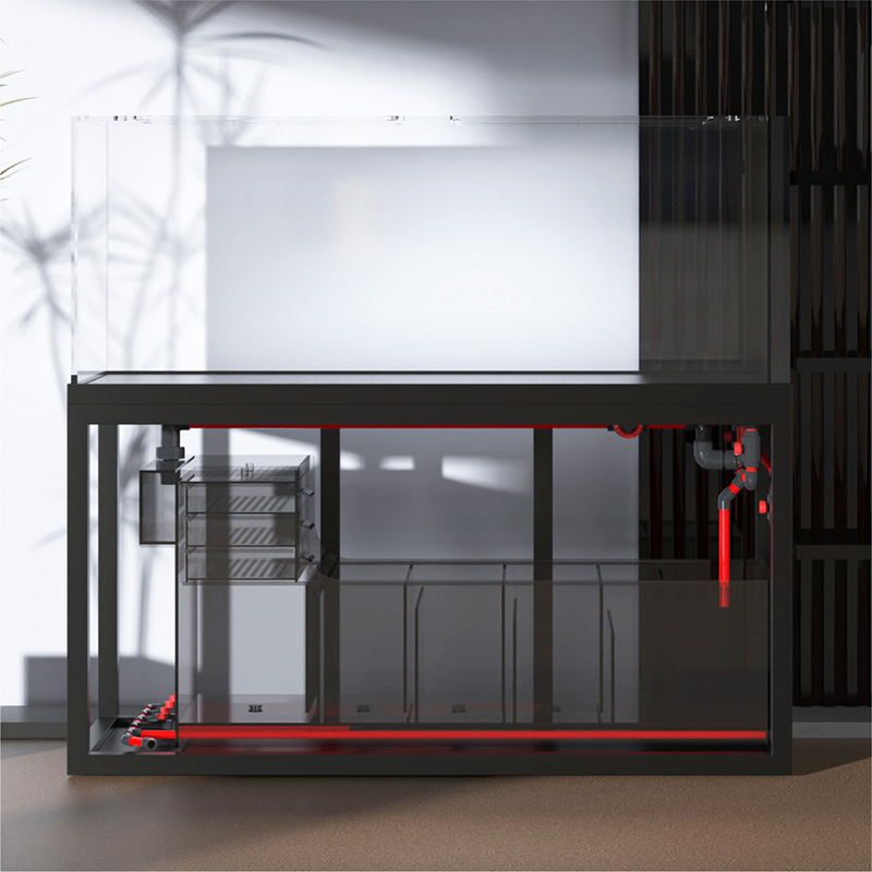 BLUEWHALEISLAND/蓝鲸岛工业风吉罗缸南美缸不锈钢架子缸内无管件