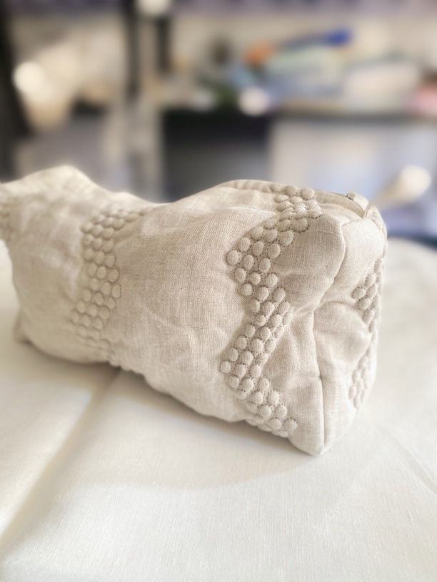 汉麻小布包化妆包收拾包内衣包旅行整理包设计感手包