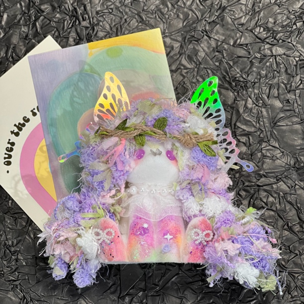 硅胶捏捏乐垂耳兔满背