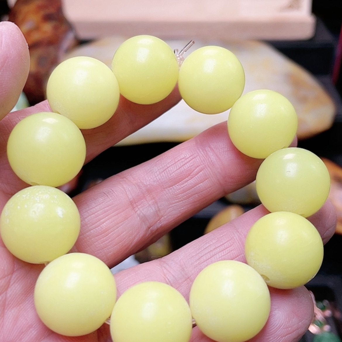【闪购商品】岫岩老玉（透闪石质玉）手链未镶嵌