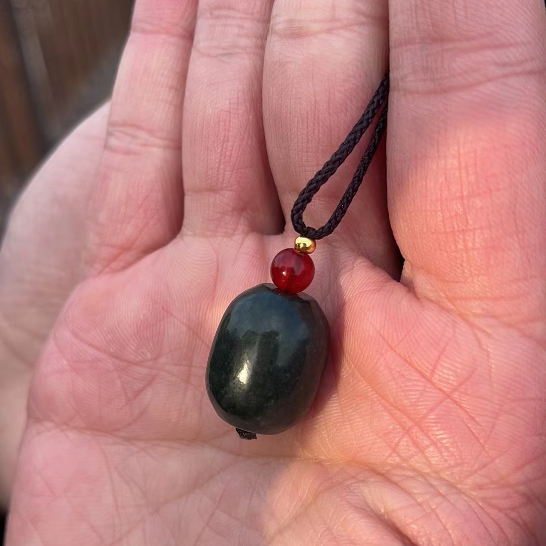 纯天然和田玉转运珠