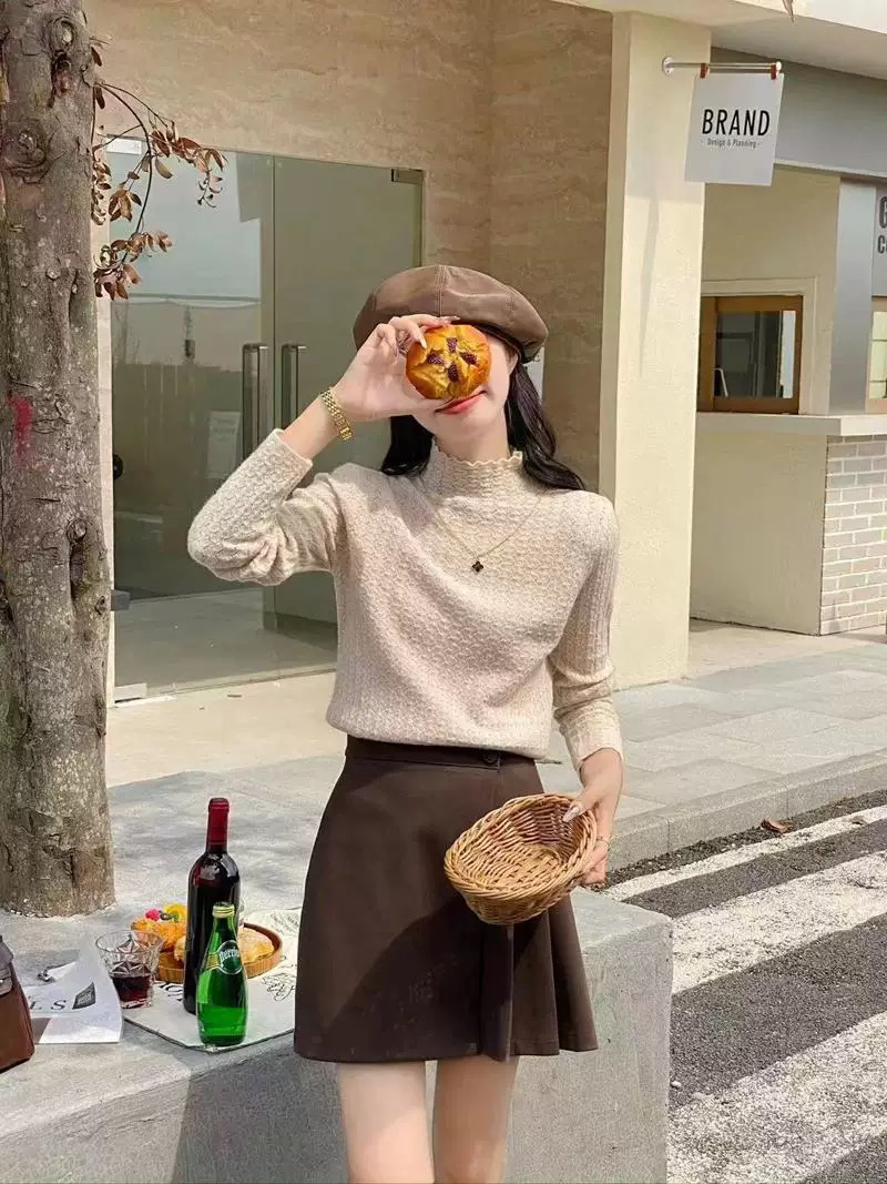 「宓思·佳」欧货带项链打底衫