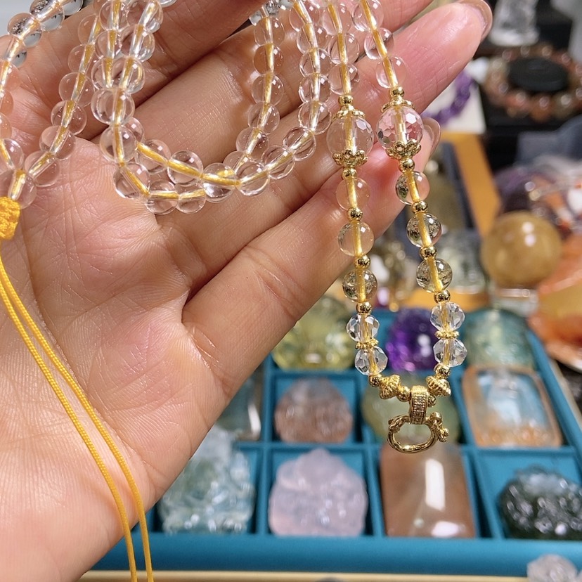 【闪购商品】水晶颈饰未镶嵌蜜***店