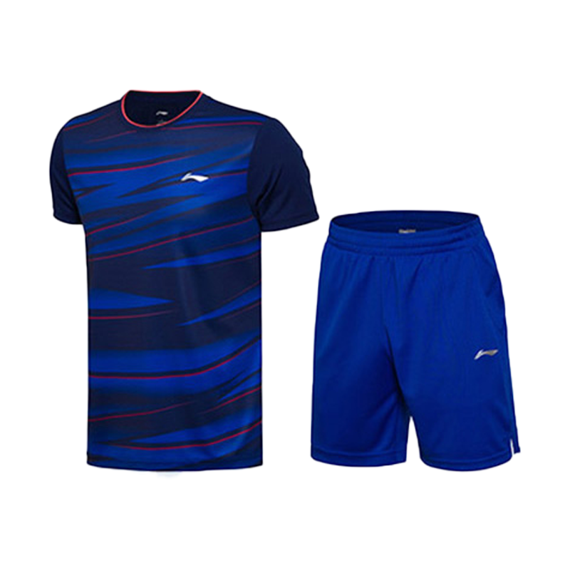 LI-NING/李宁正品比赛球服羽毛球服套装 休闲透气