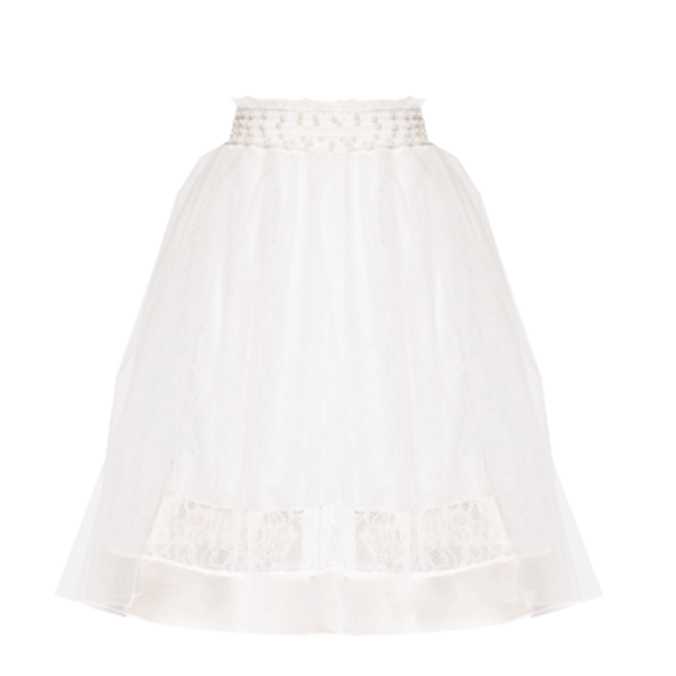 【CHICCO MAO】双层蕾丝纱裙裤C221-1480-143