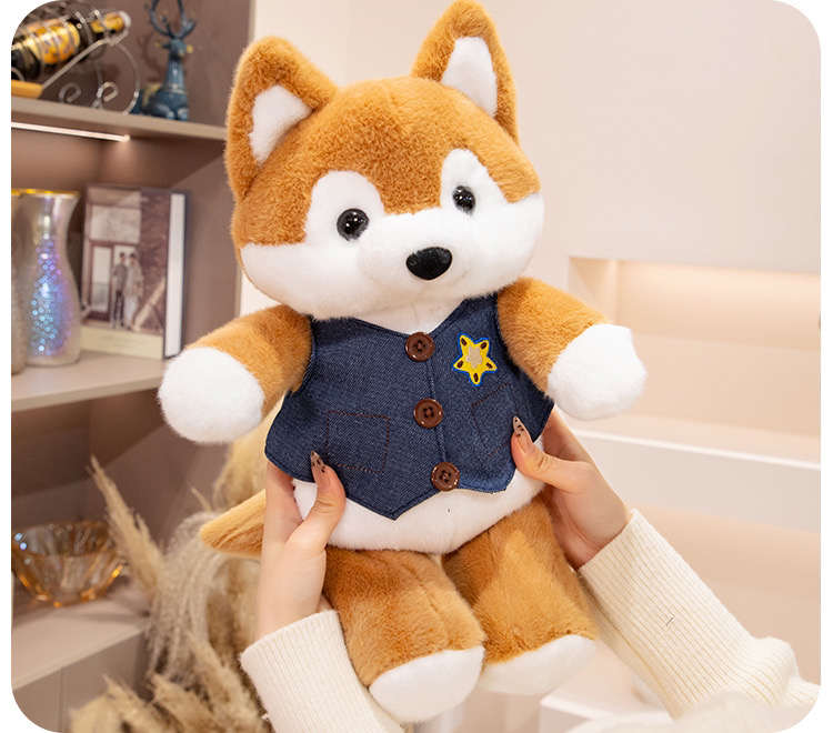 邂逅森林跑跑哈士奇可爱玩偶毛绒玩具情侣超柔软公仔儿童生日礼物