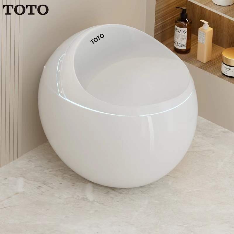 TOTO智能马桶蛋形一体式多功能卫生间坐便器通用全自动无水压限制