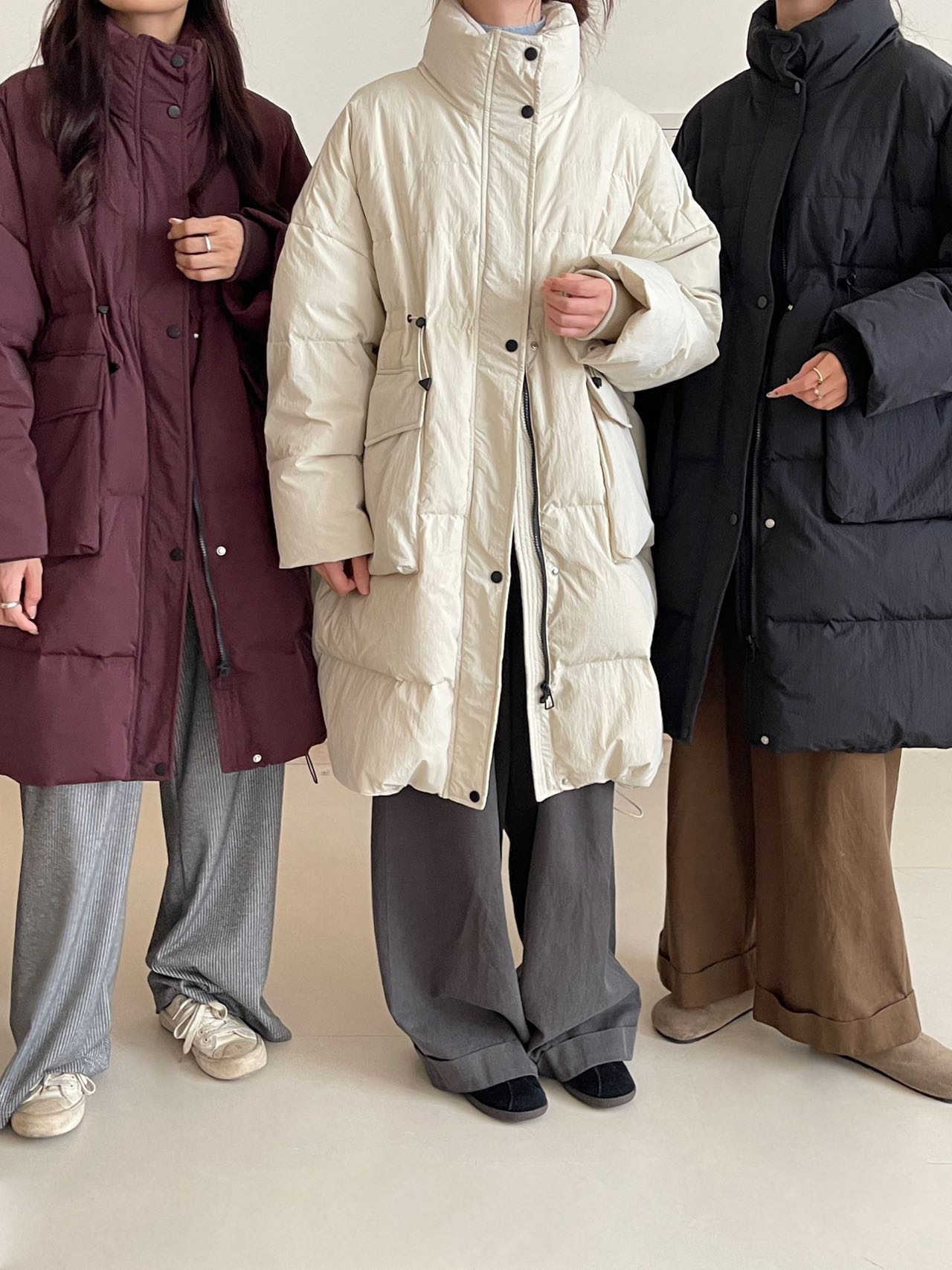 【好柿】浮力韩系长款面包服