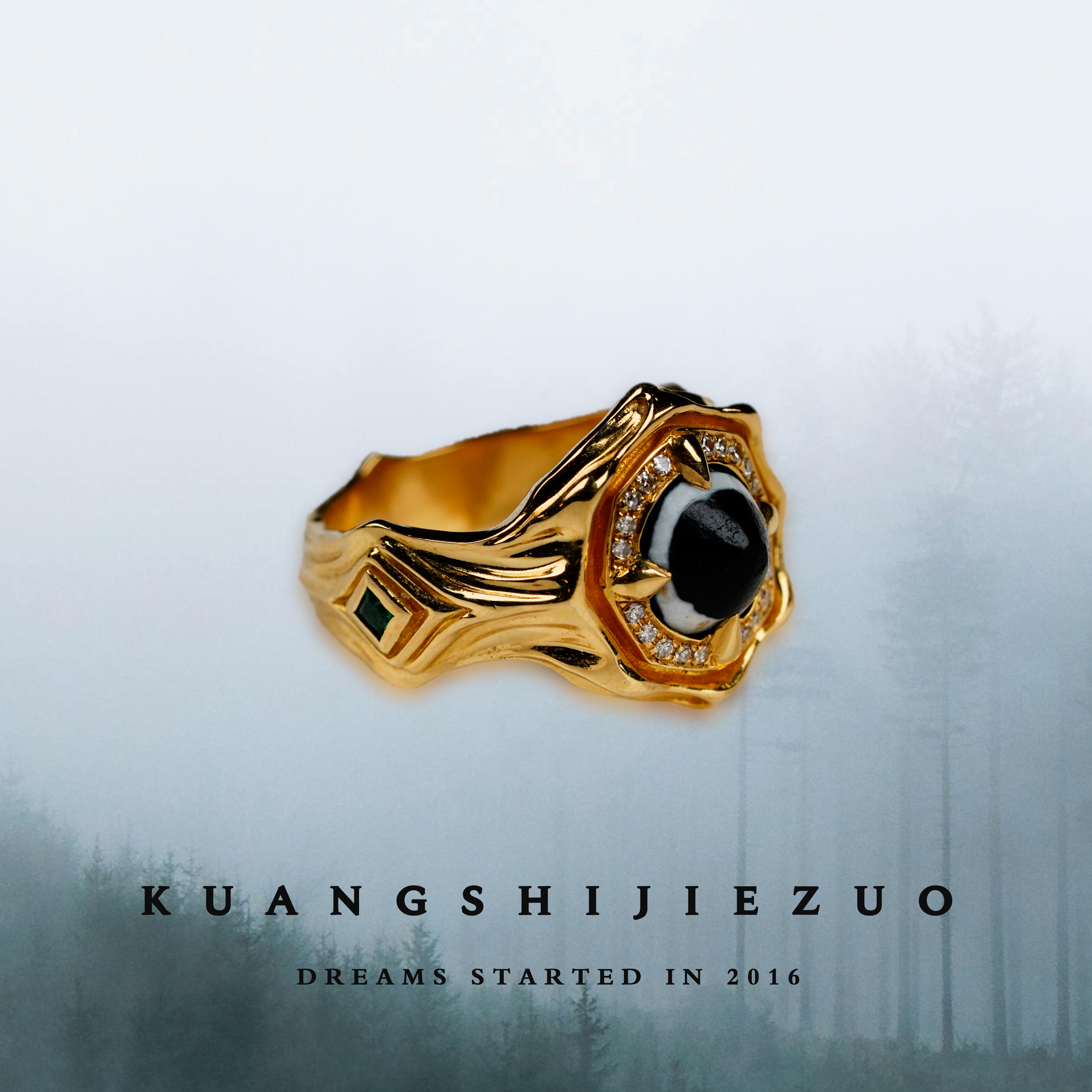 【旷世杰作】PYU骠珠鬼眼僧帽戒指，基地质检，顺丰包邮