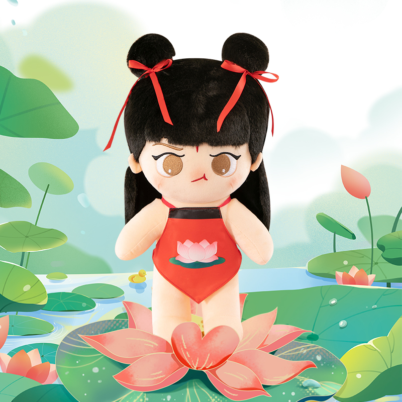 哪吒毛绒玩具公仔玩偶