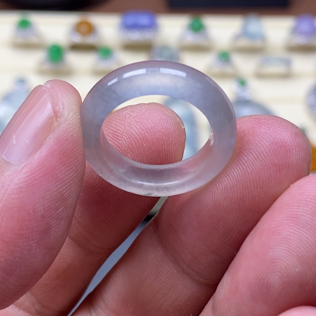 【闪购商品】翡翠戒圈未镶嵌翡翠指环14#