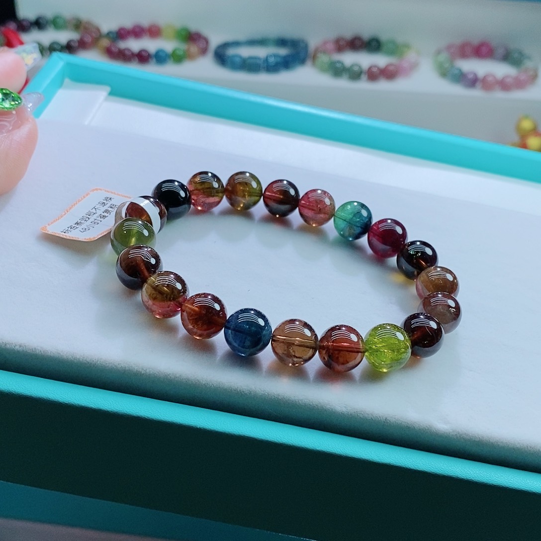 碧玺手链未镶嵌10mm左右