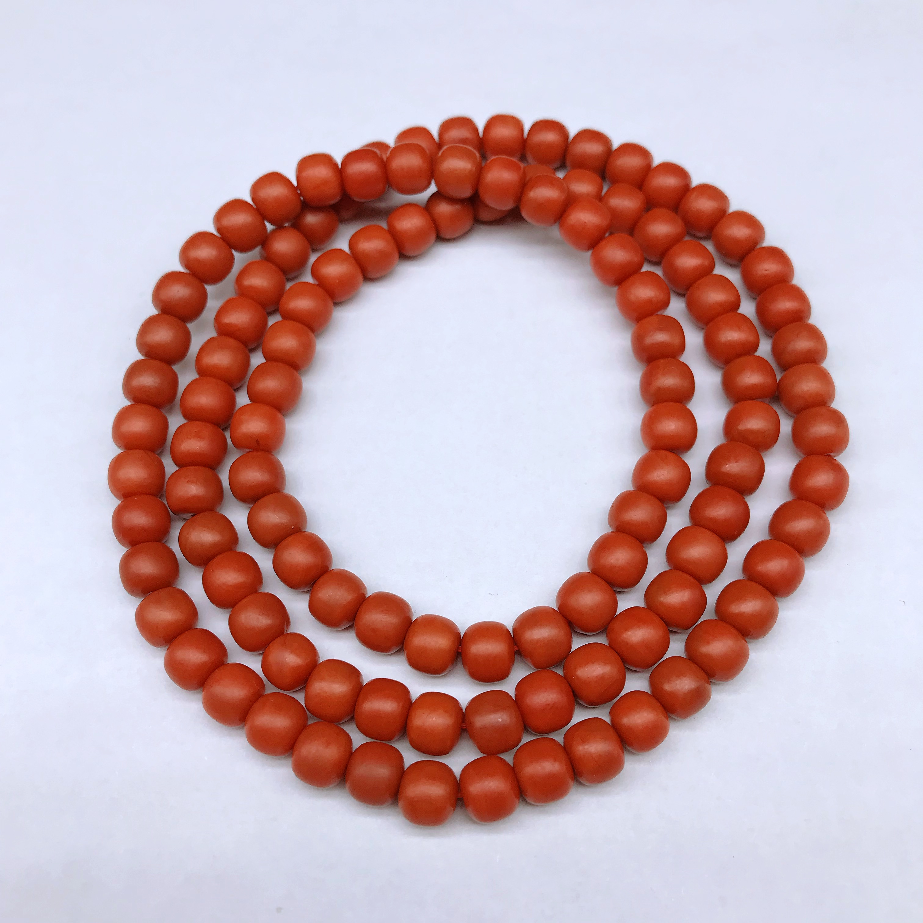 【鼎利源】南红保山阿东寨典藏级哑光老型多圈7mm（多样式发其一）