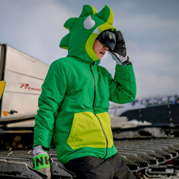 MNP殿下同款成人小恐龙滑雪服独角兽防水透气单板双板运动加厚