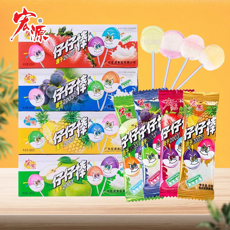 仔仔棒整盒棒棒糖儿童糖果零食小吃休闲食品