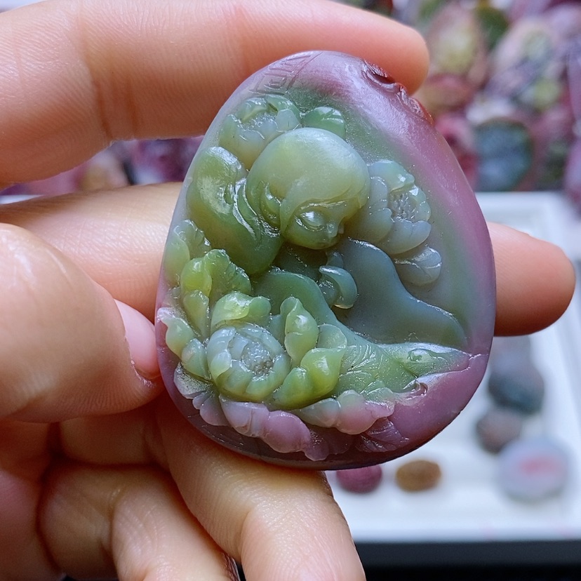 【闪购商品】玛瑙/玉髓吊坠未镶嵌