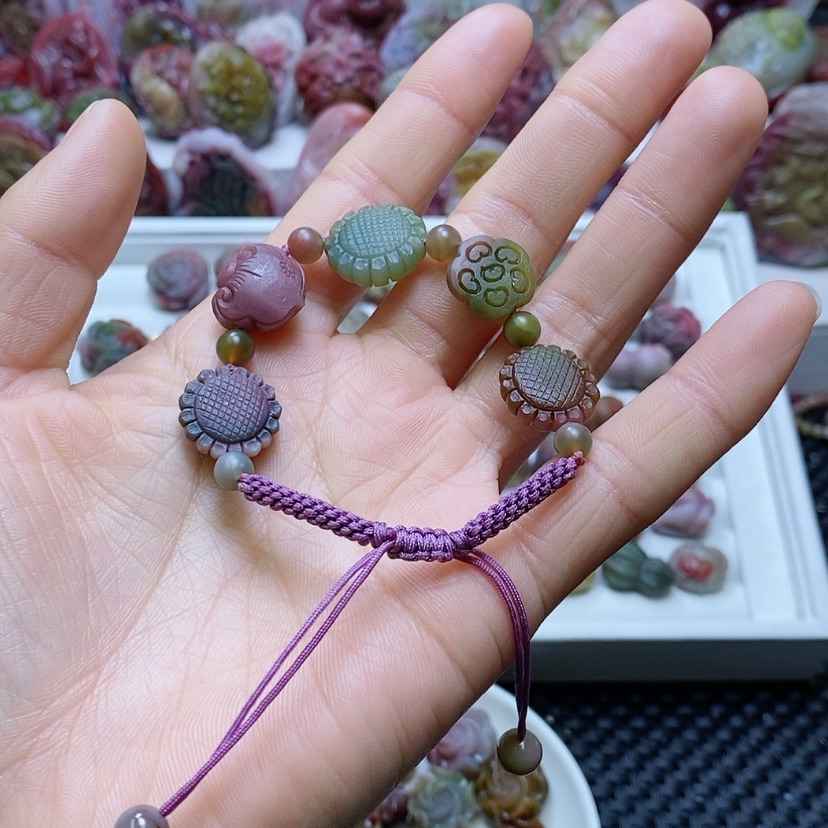 【闪购商品】玛瑙/玉髓手串未镶嵌用****0