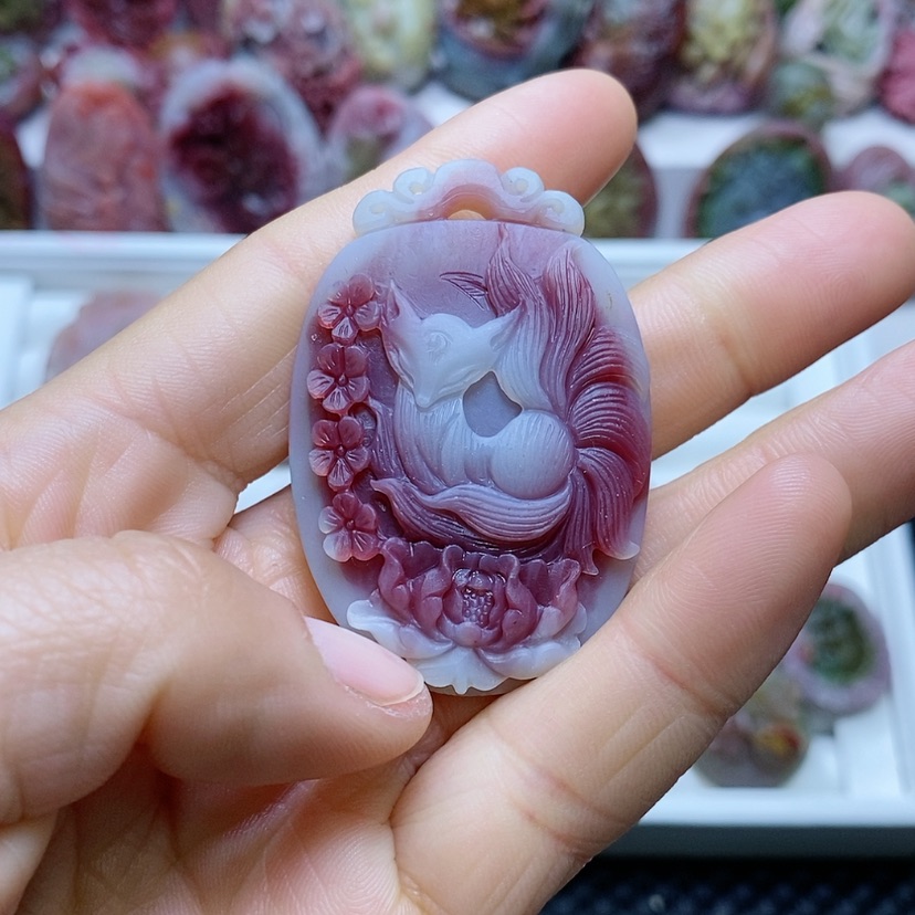 【闪购商品】玛瑙/玉髓颈饰未镶嵌小*头