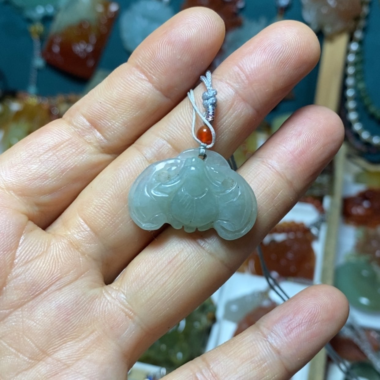 【闪购商品】蛇纹石玉吊坠未镶嵌