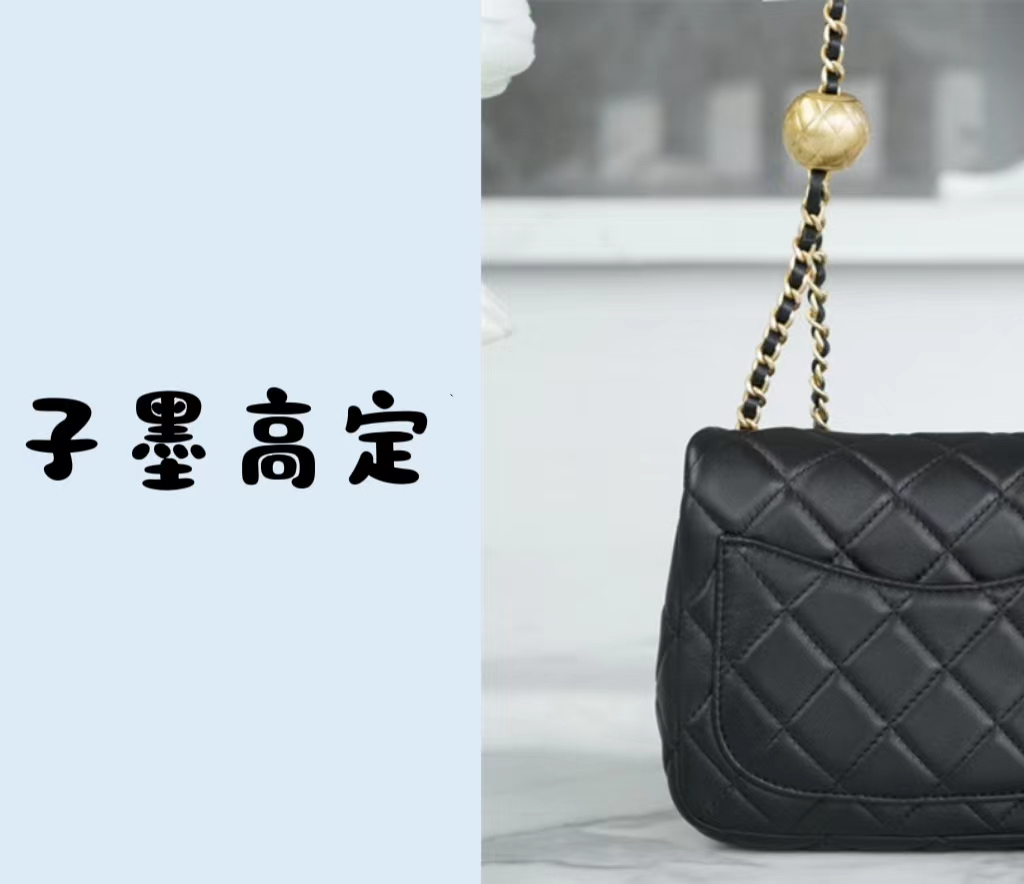 新款单肩斜挎百搭气质女包金球