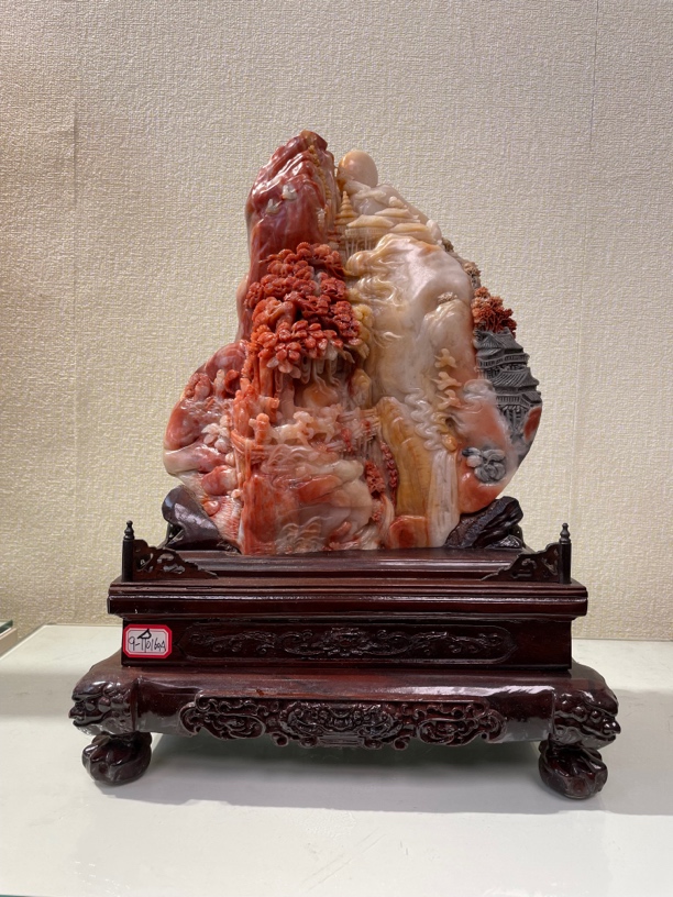 玉石雕刻寿山石山水家居送礼精品摆件86号链接