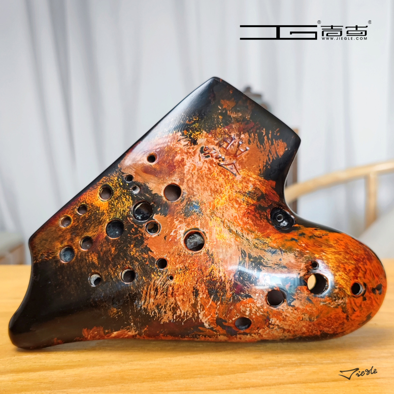 糖糖音乐家吉古三管陶笛中音f调af宽音域低音专业演奏级乐器