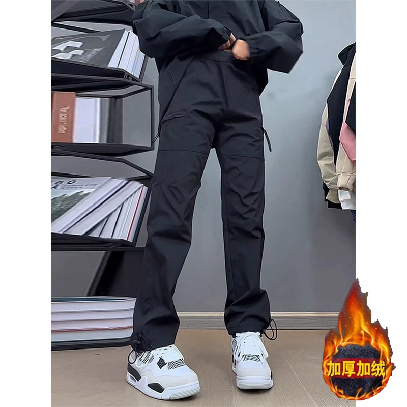 零下40度加绒冲锋裤男女冬季东北防寒防水裤子美式机能户外滑雪裤