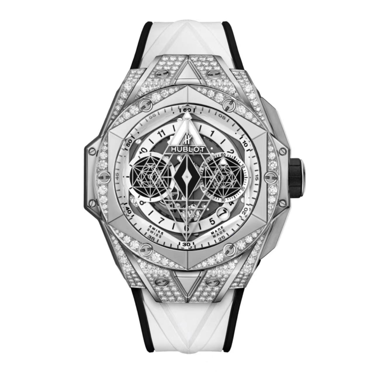 95新 宇舶 曹爽/418大爆炸刺青原钻/45mm/22年全套电子卡