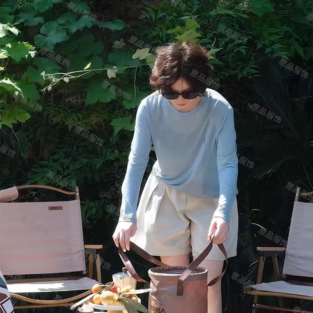 素颜衫纯色打底衫