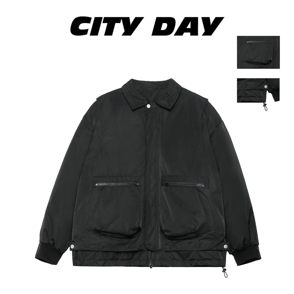 【楠哥】City Day 139秋冬新款休闲工装假两件羽绒服