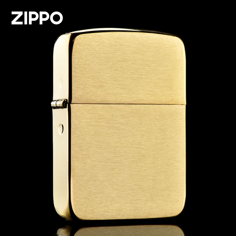 ZIPPO/之宝打火机【同城优选】美版经典1941B黄铜拉丝光板-MBJ1