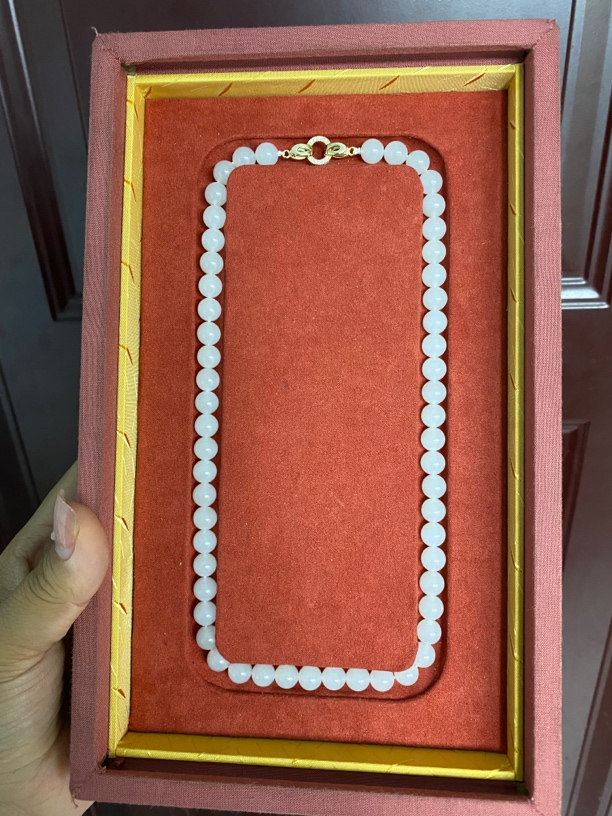 和田玉直径8妈妈链 56粒