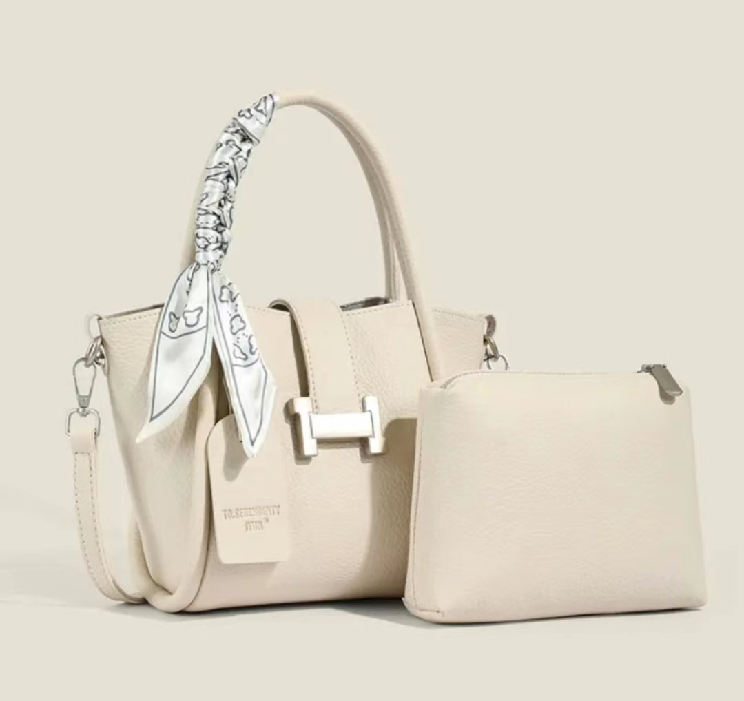 【长27cm宽12cm高18cm】新款时尚小众菜篮子包包单肩斜跨水桶包6081