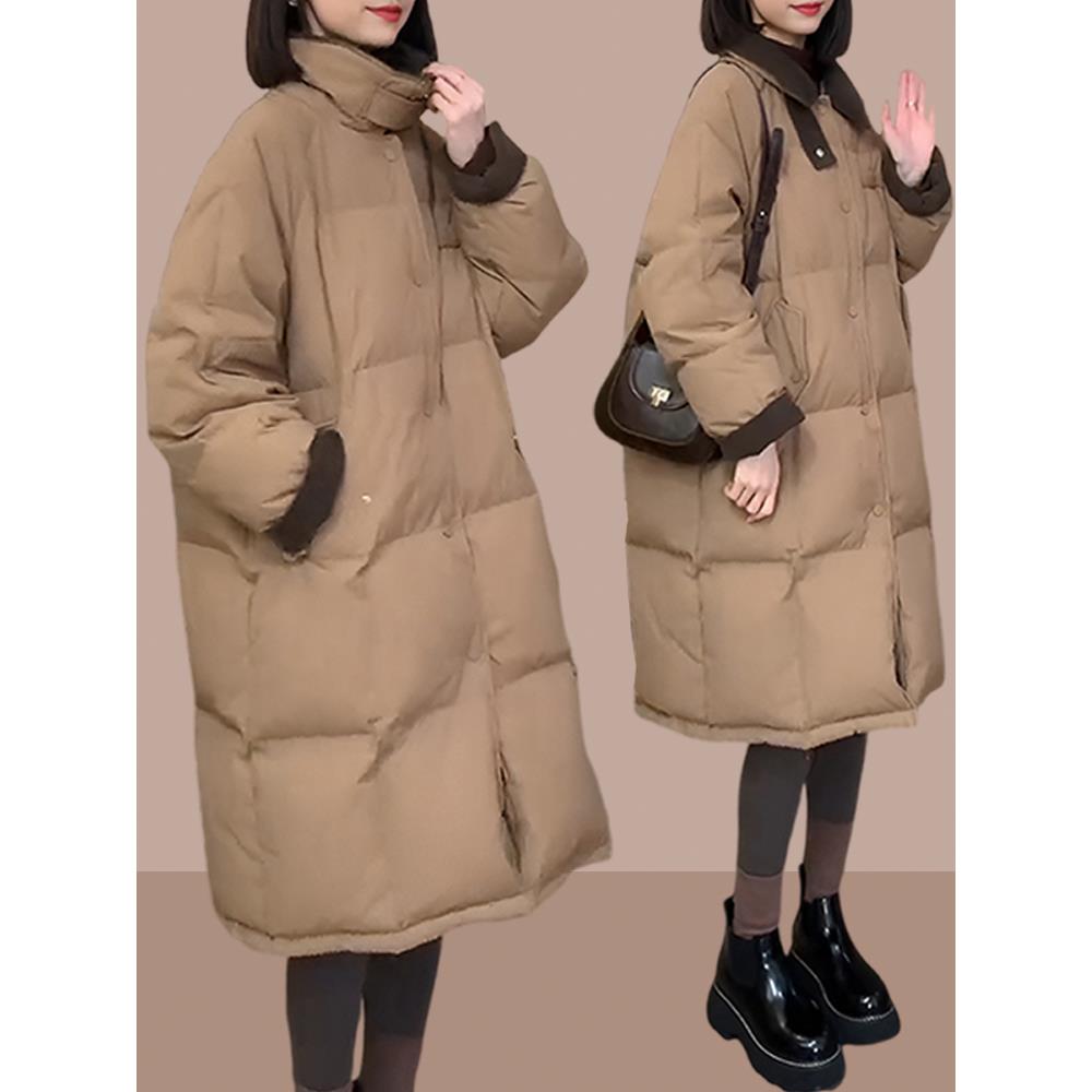 蕉下约定新款服棉服女款2023秋冬装高端棉衣棉袄爆款外套中长款小