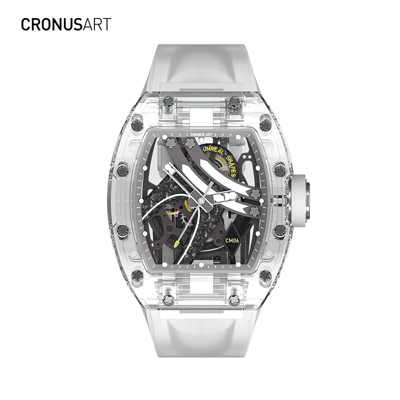 CronusArt克洛斯水晶幻境运动机械手表夜光潮流名表时尚防水腕表