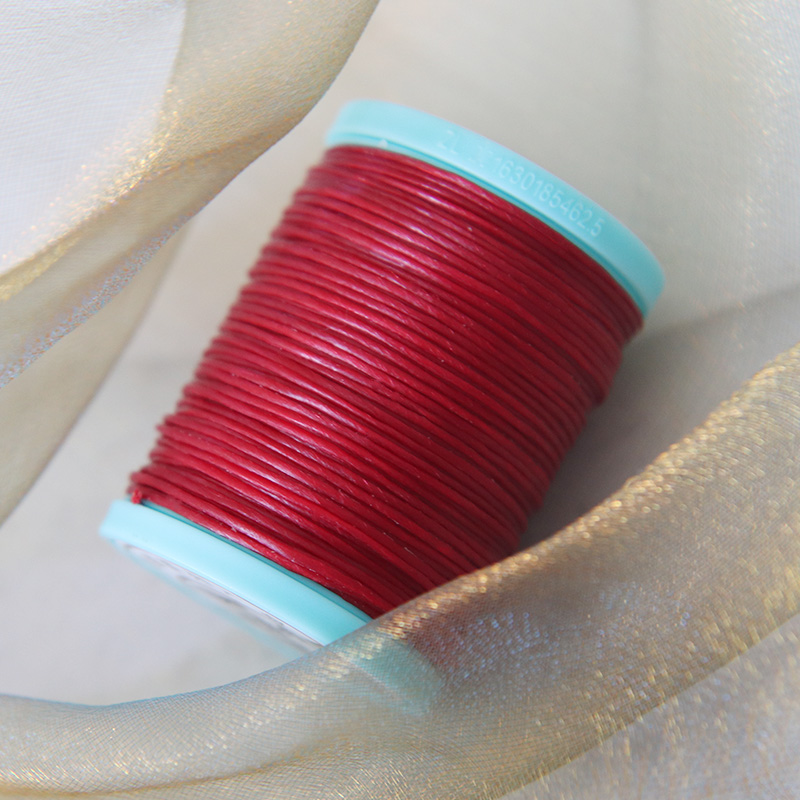 0.2/0.6/1.0高光泰蜡红绳线材手工金刚结玉米结泰蜡手绳