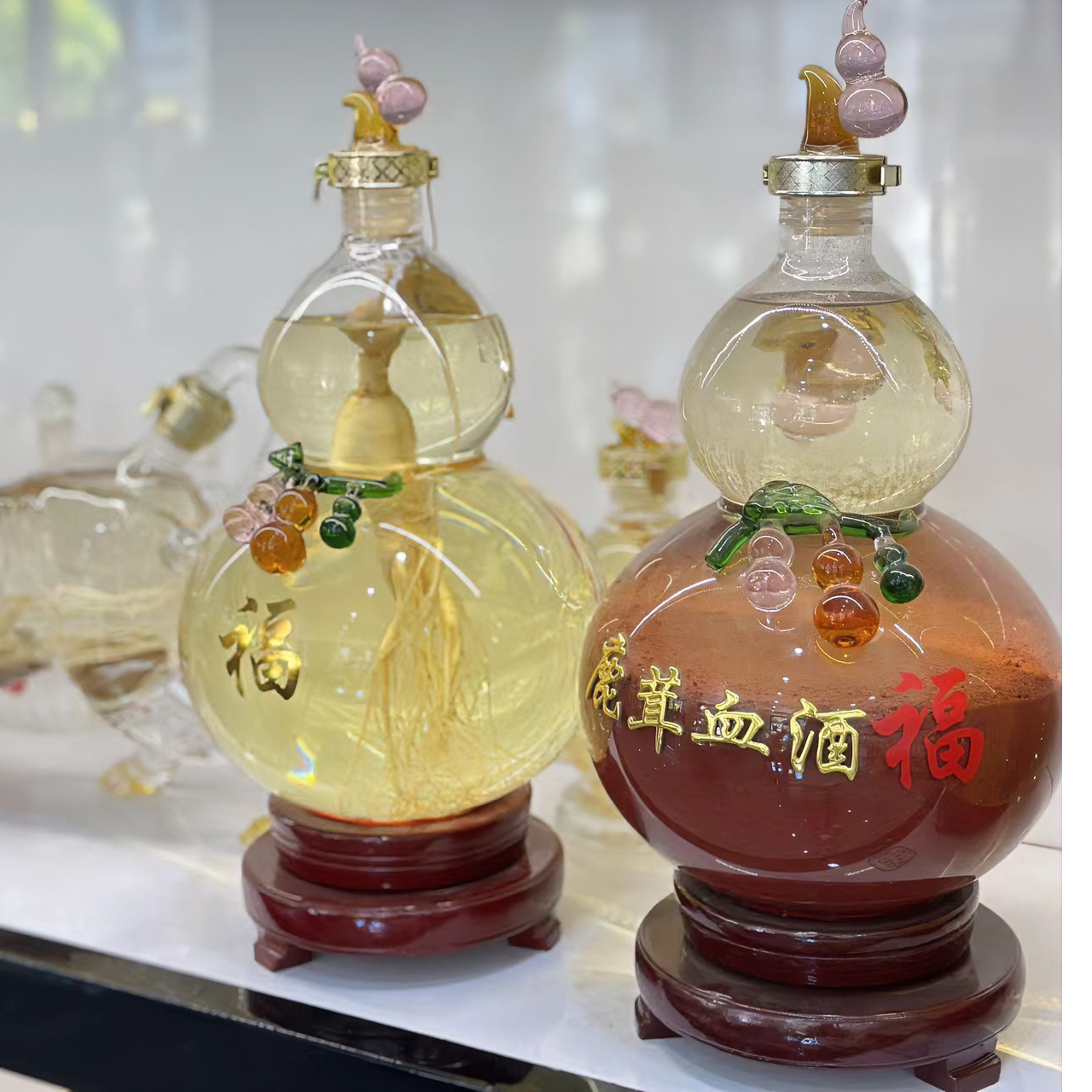 6斤宝葫芦泡酒瓶高硼硅玻璃材质家居摆件泡酒专用