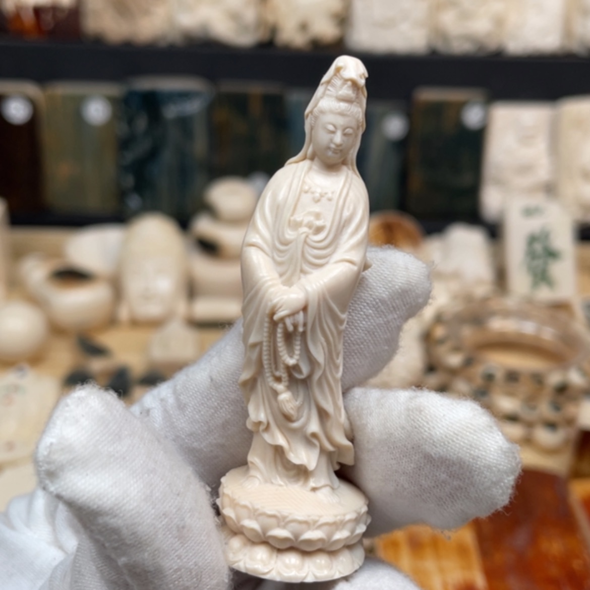 【闪购商品】?****息猛犸象牙制品手把手串