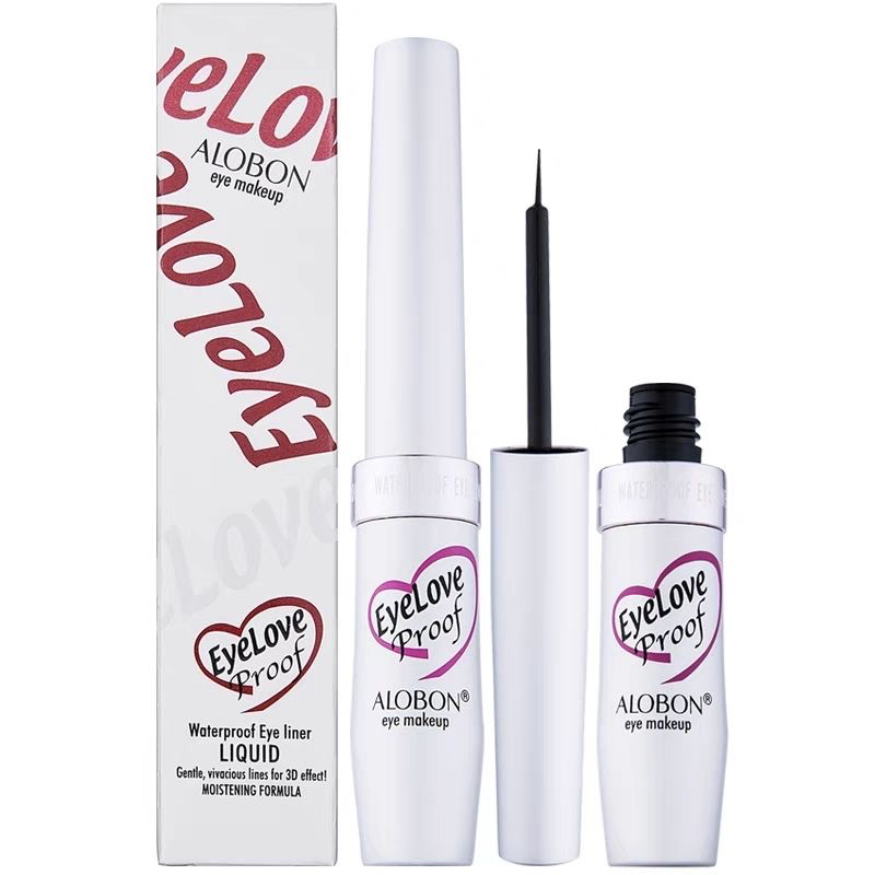 雅邦雅邦眼线液女防水正品不晕染持久软头细极细眼线笔软毛瓶装液